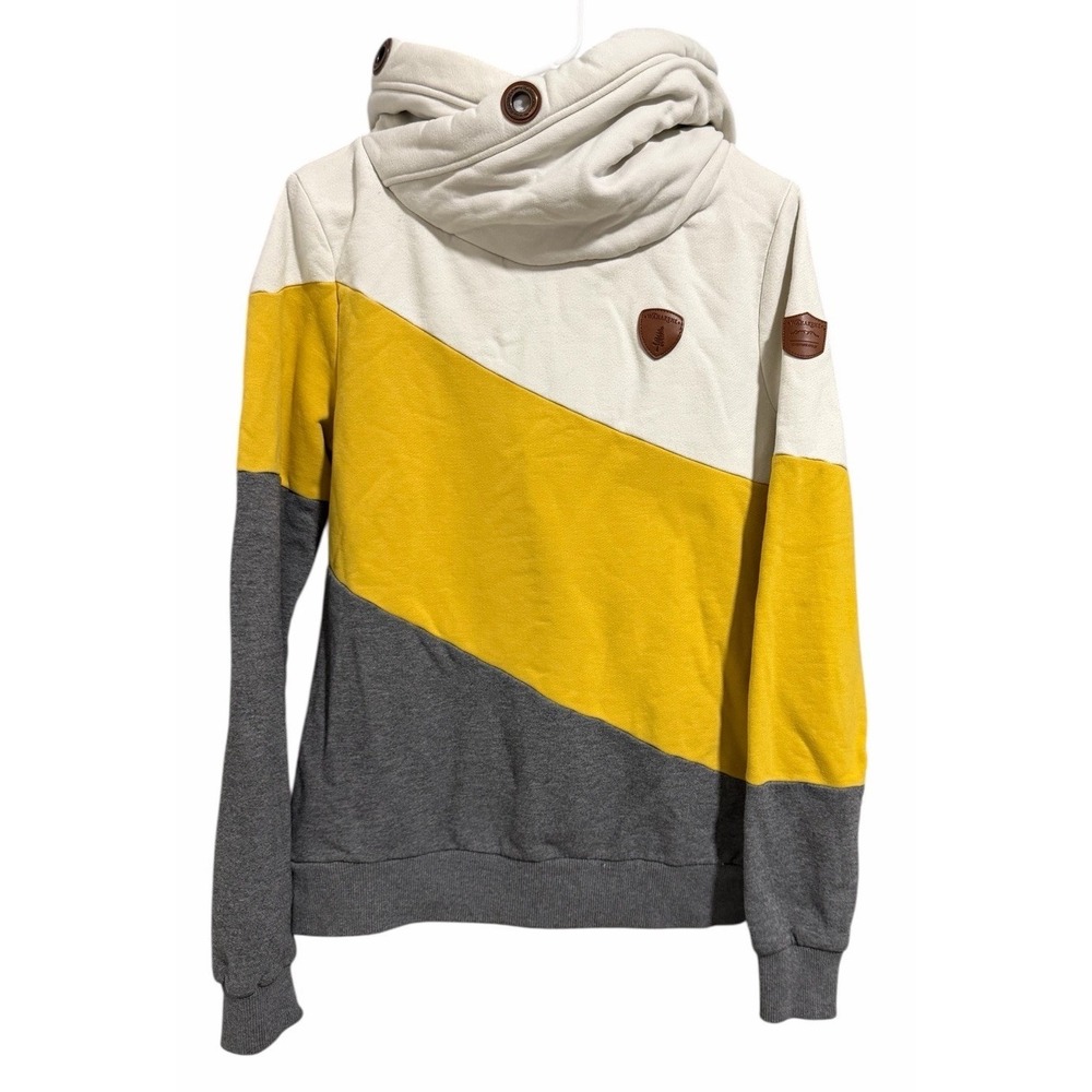 Wanakome Selene Asymmetrical Colorblock Hooded Sweatshirt Women's‎ Size Medium